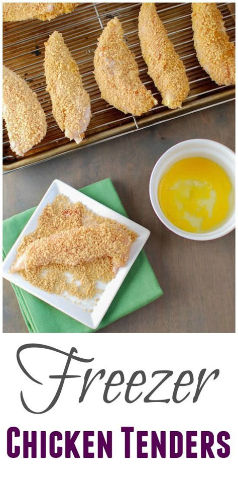 Homemade Freezer Chicken Tenders, November Food, Freezer Ideas, Homemade Chicken Tenders, Breaded Chicken Tenders, International Christmas, Freezer Food, Freezable Meals, Make Ahead Freezer Meals