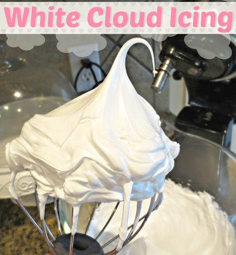 Cloud Frosting, Cloud Cake, Cake Frosting Recipe, White Frosting, Kitchen White, Birthday Cake Recipe, Cheesecake Desserts, Cake Icing, Recipe Blog