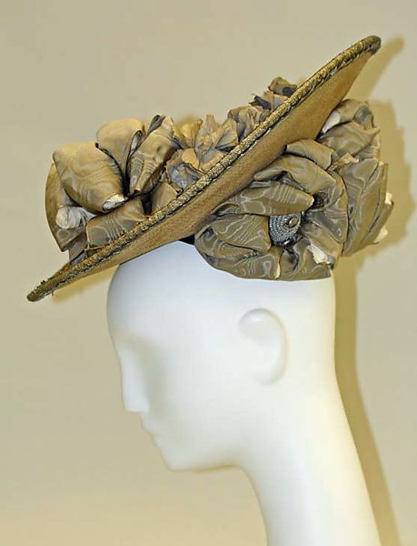 Hat | American | The Metropolitan Museum of Art Edwardian Hat, Historical Hats, 1900s Fashion, Victorian Hats, Antique Hats, Jeanne Lanvin, Fancy Hats, Love Hat, Edwardian Era