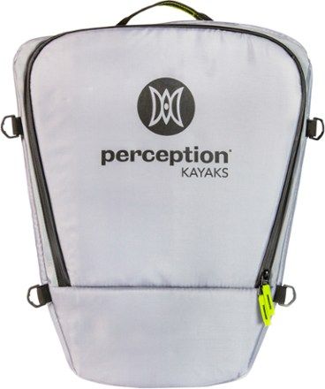 Designed to fit in the storage wells on the deck of your sit-on-top kayak, the Perception Splash Tankwell soft-sided cooler has a zip opening on top to keep your drinks and food easily accessible. Available at REI, 100% Satisfaction Guaranteed. Kayak Cooler, Perception Kayak, Sit On Top Kayak, Kayak Fishing Diy, Kayak Fishing Tips, Kayak Cart, Cooler Tote Bag, Printed Shirts Men, Kayak Accessories