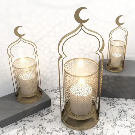 Ramadan Centerpieces, Ramadan Candles, Ramadan Home Decorations, Eid Outfits Hijab, Ramadan Products, Eid Outfits For Teens, Ramadan Decorations Lights, Ramadan Home Decor, Ramadan Aesthetic