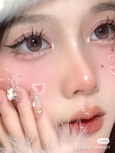 Cool Tone Makeup Looks, Types Of Makeup Styles, Pop Makeup, Asian Makeup Looks, Soft Makeup Looks, Douyin Makeup, Cute Eye Makeup, Korean Eye Makeup, Ulzzang Makeup