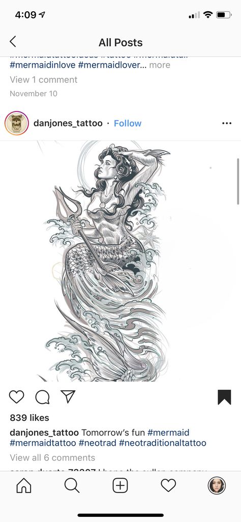 Neo Trad Mermaid, Neo Traditional Mermaid Tattoo, Neo Traditional Mermaid, Traditional Mermaid, Traditional Mermaid Tattoos, Mermaid In Love, Mermaid Tattoo Designs, Mermaid Tattoo, Mermaid Lover