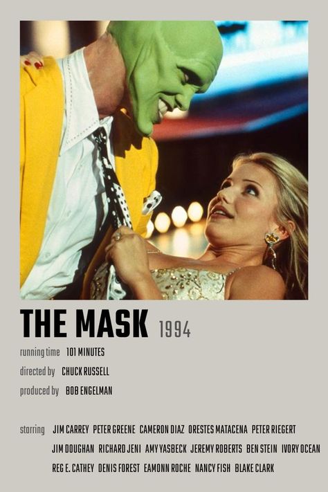 Mask Movie Poster, Jim Carrey Movies, Mask Movie, Comedy Movies Posters, Eye Movie, Mask Film, Bon Film, Iconic Movie Posters, Movie Card