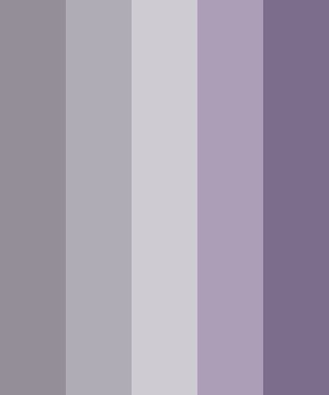 Purple Grey Colour Palette, Purple Silver White Color Palette, Gray And Purple Color Palette, Lilac Grey Color Palette, Lavender And Cream Color Palette, Lavender Gray Aesthetic, Purple And Grey Palette, Color Combos With Gray, Grey And Purple Color Palette