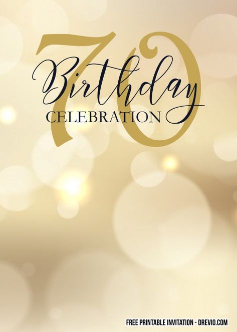 FREE Printable 70th Birthday Invitation Templates | FREE Invitation Templates - Drevio Free 70th Birthday Invitation Templates, 70 Birthday Invitations Free Printable, 70th Birthday Invitation Ideas, 75th Birthday Invitation Template, 70 Birthday Invitations, 70 Birthday Invitation Ideas, 70th Birthday Invitations Templates, 70th Birthday Invites Women, Birthday Invites For Adults