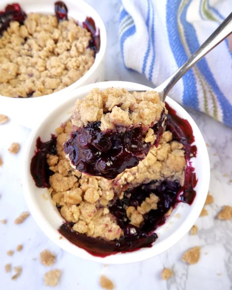 Wyman’s Wild Blueberry Crumble (Gluten-Free) — Shop Wyman's Wild Blueberry Recipes, Gluten Free Shopping, Blueberry Crisp, Blueberry Tart, Desserts Snacks, Blueberry Desserts, Blueberry Crumble, Fruit Benefits, Gluten Free Muffins