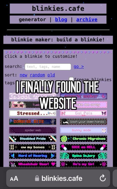 Html Website Ideas, Cool Game Websites, Webcore Border, Blinkies Website, Id Maker Website, Cutecore Websites, This Website>>>, Cute Links, Comfort Websites