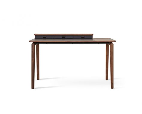 Modern Italian modern home office furniture - Molteni&C Wooden Writing Desk, Drawers Design, Modern Home Office Furniture, Writing Desk With Drawers, C Design, Drawer Design, Modern Home Office, Led Furniture, Saddle Leather