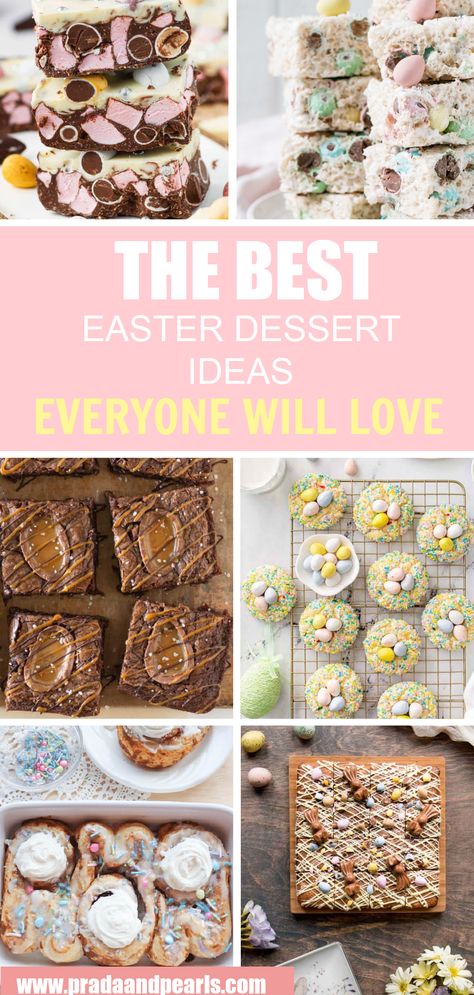 30  Easter Dessert Ideas The Whole Family Will Love! Easter Dessert Ideas, Yummy Easter Desserts, Easter Weekend, Easter Dessert, Tasty Treats, Dessert Ideas, Favorite Holiday, Yummy Treats, The Whole