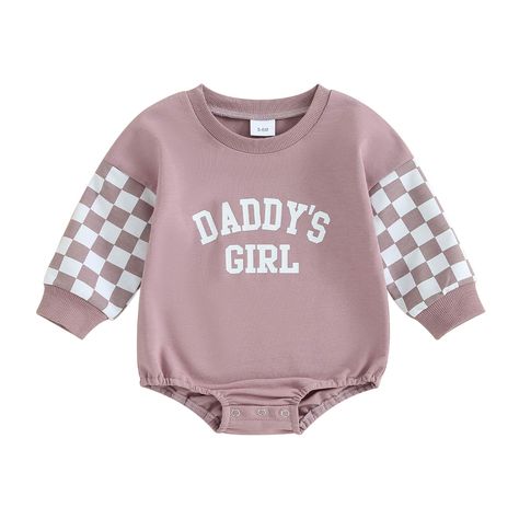 PRICES MAY VARY. MATERIAL -- Toddler infant baby sweatshirts rompers are made of cotton blend, ultra soft, skin-friendly, durable and not easy to deform, good breathability, and comfortable to wear.Daddys girl toddler infant romper,daddys girl toddler sweatshirt,baby girl clothes,baby sweatshirt romper,infant fall winter clothes,newborn baby clothes ,bubble romper baby girl. DESIGN -- Toddler baby girl sweatshirt romper ,baby girl clothes ,infant baby girl bodysuits use letter embroidery, crew n Woman Face Photography, Sweatshirt Romper, Newborn Baby Girl Clothes, Romper Long Sleeve, Sweatshirt Embroidery, Girl Trends, Girl Toddler