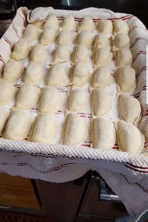 Best Pierogi Dough Recipe, Perogie Dough Recipe, Polish Perogies, Pierogies Homemade, Cheese Pierogi Recipe, Homemade Dough Recipe, Perogies Recipe, Slovak Recipes, Pierogi Recipe