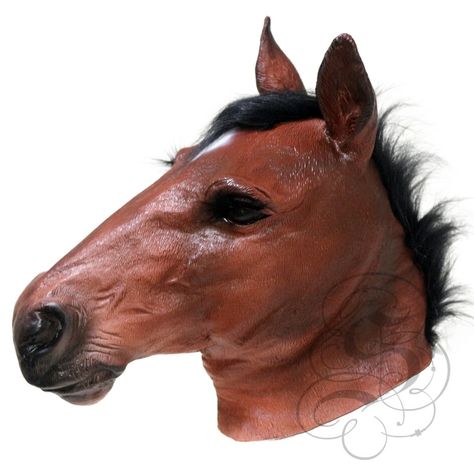 Latex Realistic Deluxe Horse - Brown Full Head Prop Cosplay Animal Head Party Mask by StateOfLatex on Etsy Horse Head Mask, Animal Cosplay, Horse Mask, Halloween Party Props, White Zombie, Raven Bird, Animal Mask, Dog Mask, Halloween Photography