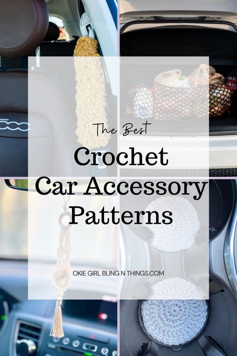 Crochet Patterns For Car Accessories, Crocheted Car Seat Covers Free, Crochet Car Armrest Cover, Crochet Car Seat Covers Free Patterns, Diy Crochet Car Accessories, Crochet Steering Wheel Pattern, Seat Belt Cover Crochet Pattern, Crochet Car Cover Pattern Free, Crochet Items For Car