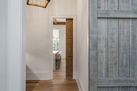 How To Lighten Red Oak | Take The Red Out With Bleach Bleached Red Oak, Barn Door Ideas Interior, Door Ideas Interior, Red Stained Wood, Stained Red Oak, Barn Door Ideas, Staining Wood Floors, Making Barn Doors, Red Oak Wood