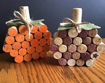 Christmas Village Tree Display, Village Tree Display, Cork Pumpkins, Cork Candle Holder, Christmas Village Tree, Cork Candle, Corks Pumpkin, Village Tree, Wine Cork Christmas Tree