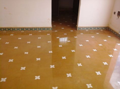 Encaustic Cement Tiles Wall Desks, House Facade Design, Home Tiles Design, Athangudi Tiles, Chettinad House, Rustic Stairs, Indian House Plans, House Facade, Indian Home Design