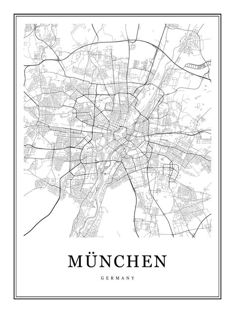 Map Black And White, Germany Map, Life Map, Map Wallpaper, City Map Art, Picture Collage Wall, Old Maps, Fantasy Map, Graphic Design Print