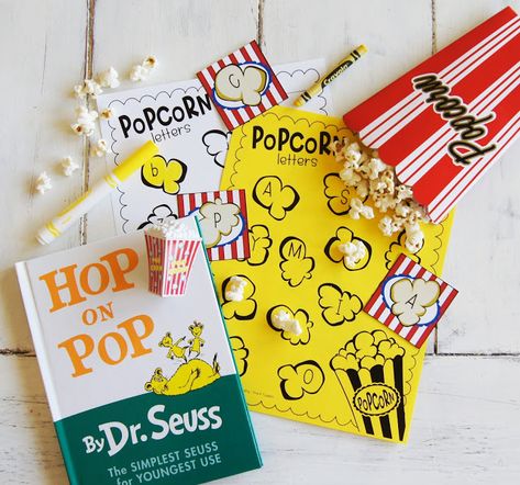 Dr Seuss Hop On Pop Craft, Hop On Pop Preschool Activities, Hop On Pop Craft Preschool, Hop On Pop Craft, Hop On Pop Activities, Room Decor Photos, Bathroom Procedures, Homemade Pool, Food Bingo