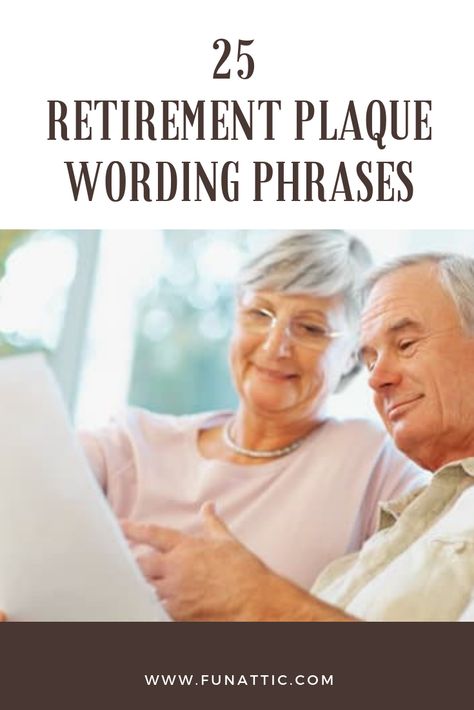 Do you know someone who will soon be retiring? If so, you may be interested in giving a plaque as a gift to that person. In this article, you will find 25 retirement plaque wording phrase ideas to consider using. Take a look! #RetirementPlaqueWordingPhrasesQuotes #RetirementPlaqueWordingPhrasesGiftIdeas Retirement Plaque Wording, Retirement Plaque, Retirement Plaques, Retirement Wishes, Retirement Quotes, Retirement Humor, Happy Retirement, Love And Respect, Retirement Gifts