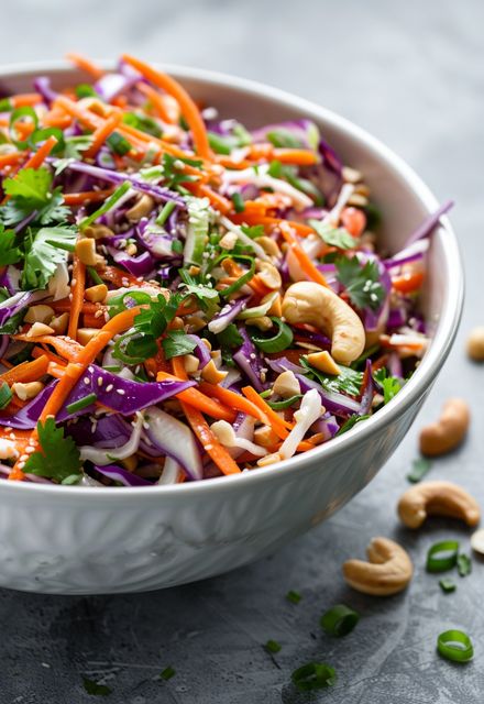 Learn How to Cook Asian Slaw Recipe For Free | Recipes You'll Love, Made Easy! Asian Slaw Salad, Asian Brussel Sprouts, Brussel Sprout Slaw, Asian Slaw Recipe, Trendy Recipes, Slaw Salad, Asian Coleslaw, Cream Cheese Recipes Dip, Slaw Recipe