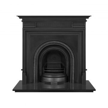 Cast Iron Fireplace Insert, Granite Hearth, Cast Iron Care, Gas Insert, Black Fireplace, Iron Fireplace, Victorian Fireplace, Cast Iron Fireplace, Cast Iron Radiators