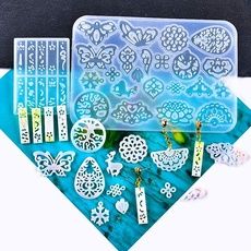 229 PIECE RESIN MOLDS | Wish Diy Resin Mold, Resin Jewelry Molds, Formy Silikonowe, Fan Jewelry, Silicone Resin Molds, Silicone Resin, Jewellery Moulds, Casting Resin Molds, Epoxy Resin Art