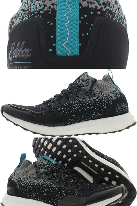 adidas Consortium x Packer x Solebox Men Ultraboost Mid Sneaker Exchange (Black/core Black/Energy Blue) Adidas Consortium, Black Energy, Black Core, Ultra Boost, Fashion Sneakers, Sneakers Fashion, Adidas, Energy, Sneakers