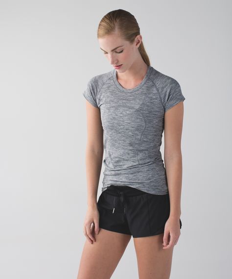 Lululemon Shirts, Lemon Shirt, Swiftly Tech Short Sleeve, Lululemon Outfits, Swiftly Tech, Lululemon Shorts, Running Tops, Athletic Outfits, Look Casual