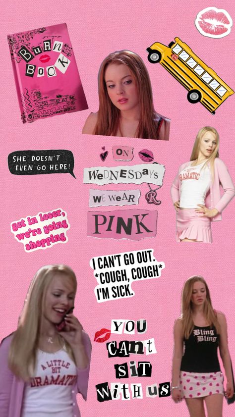 On Wednesday’s we wear pink!🌸💅 Wensdays We Wear Pink, On Wednesday We Wear Pink, Wednesdays We Wear Pink, Makeup Rooms, Wallpaper Girly, Iphone Wallpaper Girly, Wall Poster, Mean Girls, Wear Pink