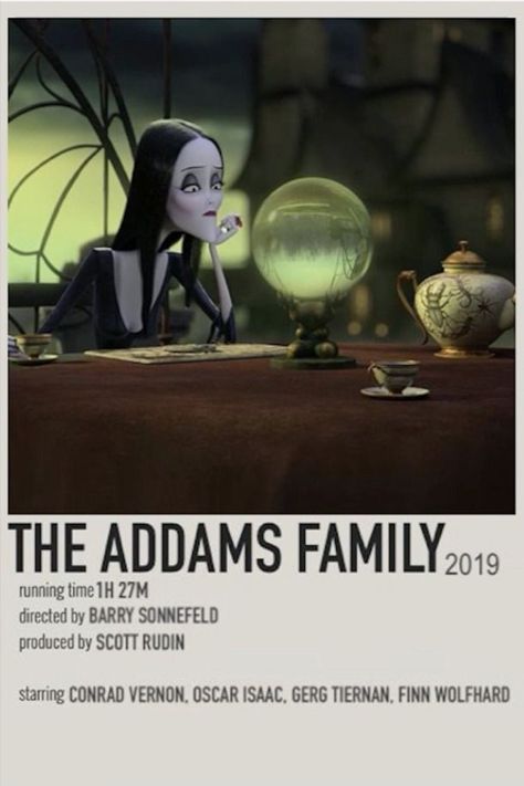 Addams Family Poster, The Addams Family 2019, Addams Family 2019, Corpse Bride Movie, The Fall Movie, Addams Family Movie, Animated Movie Posters, Tim Burton Art, Halloween Film