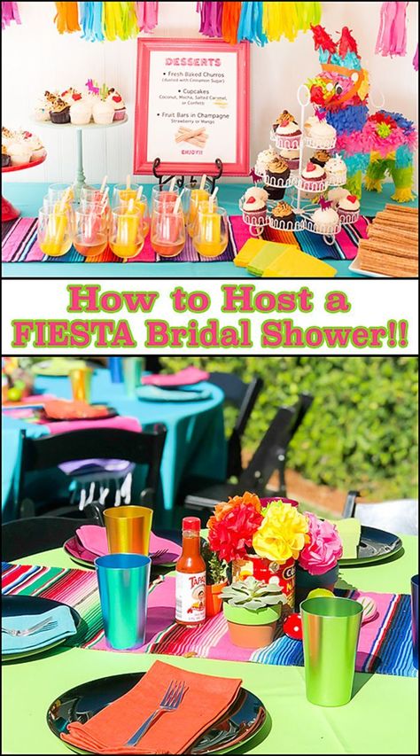 How to Host a FIESTA Bridal Shower www.joyineveryseason.com Fiesta Bridal Shower Ideas, Fiesta Wedding Shower, Mexican Fiesta Bridal Shower, Bridal Shower Games Prizes, Mexican Bridal Showers, Fiesta Bridal Shower, Wedding Shower Themes, Couples Bridal Shower, Couple Wedding Shower