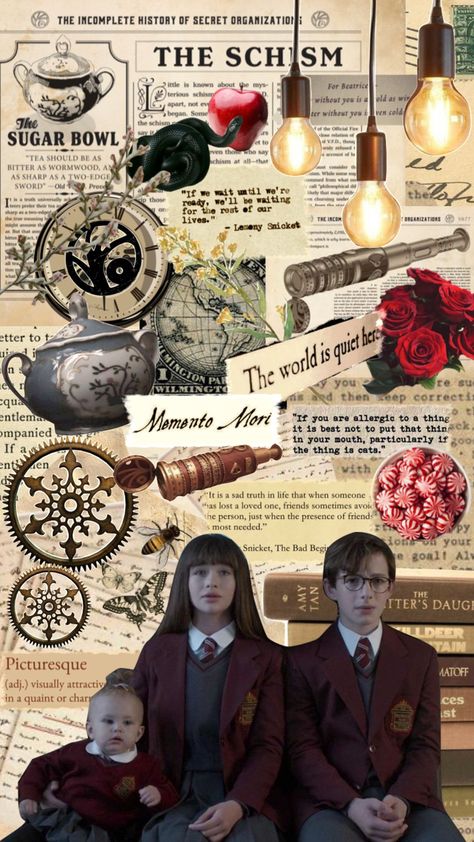 #aseriesofunfortunateevents #asoue #baudelaires #lemonysnicket #moodboard #bookworms #booklovers A Series Of Unfortunate Events Quotes, A Series Of Unfortunate Events Netflix, Secret Organizations, Book Bucket, Lemony Snicket, Unfortunate Events, A Series Of Unfortunate Events, Smart Kids, Best Shows Ever