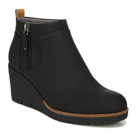 Womens Wedge Boots, Hidden Wedge Boots, Types Of Water, Boots Shoe, Dr Scholls, Boot Style, Block Heel Ankle Boots, Wedge Ankle Boots, Energy Technology