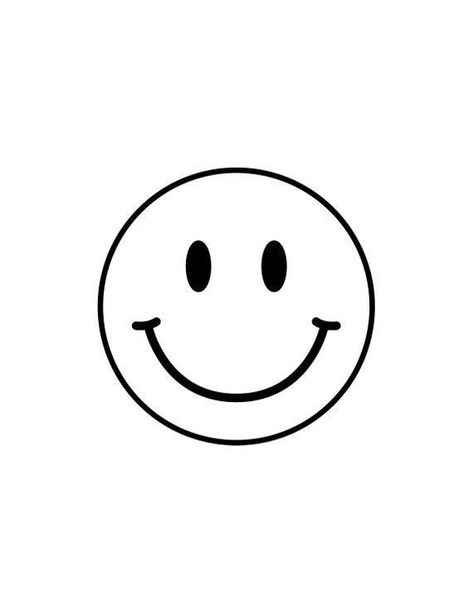 Simple Smiley Face, Smiley Face, Smiley, Craft Projects, Digital Download