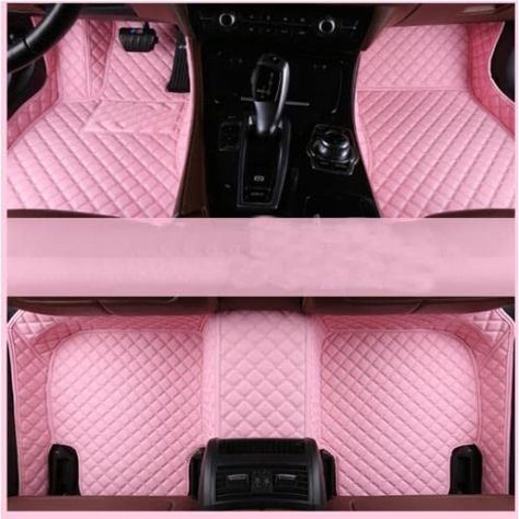 PRICES MAY VARY. Professional customization：enheng custom car floor mats are made to fit most cars, SUVs, and trucks. please provide your clear car model and year or tell me your car VIN.when customizing to ensure a perfect fit. Personalized embroidery: you can choose the embroidery color and font, and then enter your embroidery text. make your car floor mats stand out! see the customization page for more details. Personalized color stitching:We have many colors to choose from,such as:black,balc Light Pink Car Interior, Light Pink Car Accessories, Pink Car Mats, Cute Car Accessories Pink, Pink Car Decorations Interior, Pink Car Accessories Interiors, Car Themes Interior, Backseat Car Decor, Girly Car Accessories Bling