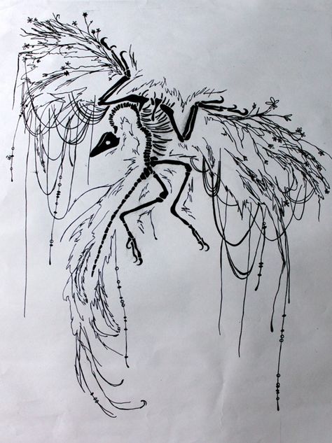 Archeopteryx tattoo Archaeopteryx Drawing, Dino Tattoo, Dinosaur Sketch, Dinosaur Tattoos, Tattoo Reference, Paleo Art, Minimalist Tattoos, Dinosaur Art, Creature Concept Art