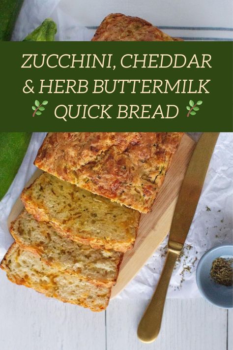 Quick Bread Using Buttermilk, Zucchini Cheddar Cheese Herb Bread, Zucchini Bread Recipes With Buttermilk, Zucchini Bread Recipes Buttermilk, Cheesy Herb Zucchini Bread, Buttermilk Zucchini Bread Recipe, Zucchini Buttermilk Recipes, Zucchini Herb Cheese Bread, Zucchini Cheddar Cheese Herb Beer Bread