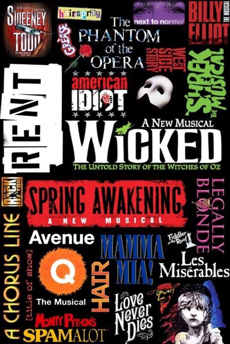 Collage Snap, Broadway Humor, Musical Wallpaper, Broadway Gifts, Outfit Wishlist, Teaching Theatre, Musical Theatre Broadway, A Night At The Opera, Broadway Plays