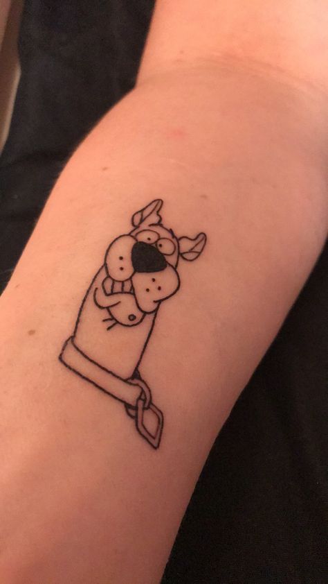 Small
Cute 
Scoob 
Scooby 
Spooky Tattoo Ideas Scooby Doo, Simple Scooby Doo Tattoo, Scooby Doo Tattoo Ideas, Scooby Doo Tattoo, 90s Tattoos, Scooby Doo Dog, Zombie Tattoos, Cool Piercings, Sketchbook Drawings