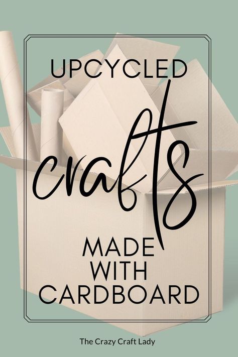 Old cardboard boxes aren’t only good for recycling. Instead, why not try upcycling them into something new? These inventive cardboard crafts will give you heaps of ideas of ways to use your old cardboard. Go Uses For Cardboard Boxes, Stuff To Make Out Of Cardboard Boxes, Diy Cardboard Storage Ideas, Cardboard Canvas Diy, Christmas Decorations From Cardboard, What To Make Out Of Cardboard Boxes, Cardboard Creations Diy, Things You Can Make Out Of Cardboard, Corrugated Cardboard Crafts Diy