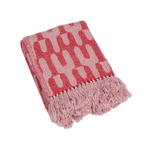 PRICES MAY VARY. 95% Cotton, 5% Other Fiber A vibrant and cozy throw blanket with a red and pink pattern and fringe details A lovely addition to the farmhouse, cottagecore, boho, modern, or garden style home decor A functional and decorative blanket that can be used on a sofa, chair, bed, or bench for extra warmth and style Made of a soft and eco-friendly reclaimed cotton blend Measures 60 inches in length and 50 inches in width Patterned Throw Blanket, Anthropologie Blanket, Blanket With Fringe, Pink Throw Blanket, Red Throw Blanket, Green Blanket, Pink Throws, Boho Throws, Pink Blanket