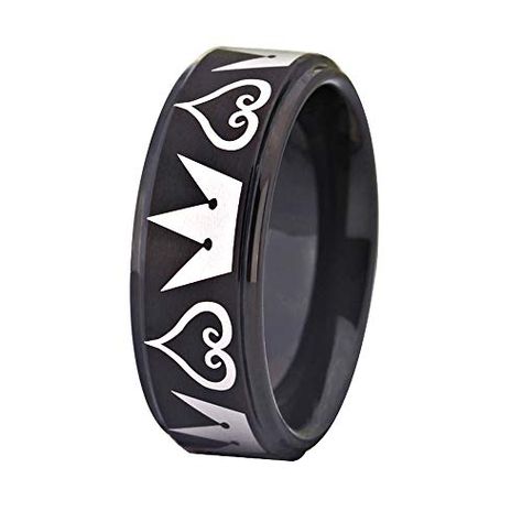 Cosplay Jewelry 8mm Black Step Kingdom Hearts & Crowns Design Ring Wedding Ring Engagement Ring-Free Inside Engraving (9) Check more at https://animetee.com/product/cosplay-jewelry-8mm-black-step-kingdom-hearts-crowns-design-ring-wedding-ring-engagement-ring-free-inside-engraving-9/ Kingdom Hearts Crown, Cosplay Jewelry, Crown Design, Ring Engagement, Kingdom Hearts, Ring Wedding, Ring Designs, Wedding Rings Engagement, Wedding Ring