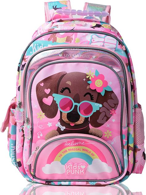 Girls Cute Cat Backpack for Girls Kawaii Backpack for Preschool Elementary Kindergarten Large Capacity 16 Inch. $30.59 Expensive Backpacks, Backpack For Middle School, Girls Backpack Kids, Elementary School Backpack, Dr Kids, Backpacks For Girls, Yoda Wallpaper, Kawaii Backpack, Pink Puppy