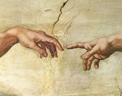 "La Creación" (Fragmento) Miguel Angel Renacimiento The Creation Of Adam, Miguel Angel, National Gallery, Human Art, 2d Art, Hand Art, Great Artists, Classic Art, Art History