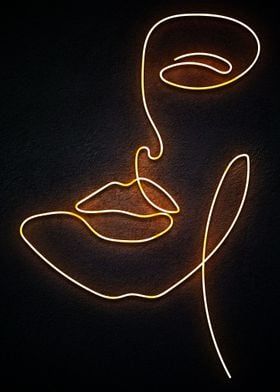 Led Strip Wall Design, Neon Sign Ideas Bedroom, Spa Decor Ideas Estheticians, Neon Sign Ideas, Neon Room Decor, Neon Studio, Led Painting, Rose Gold Room Decor, Rose Gold Rooms