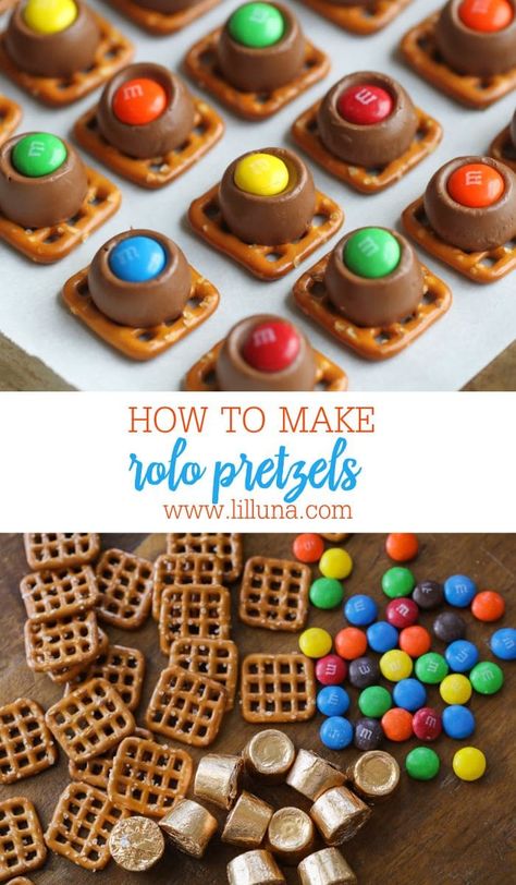 Rolos Pretzels, Pretzel Rolo, Rolo Pretzels, Smores Cookie, Homemade Candy Bars, Butter Pretzels, Pretzel Treats, Dove Chocolate, Salty Treats