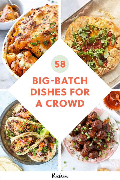 Easy Summer Recipes For A Crowd, Healthy Meals For A Crowd, Make Ahead Meals For A Crowd, Dinner For A Crowd Families, Menu For A Crowd, Summer Meals For A Crowd, Best Dinner Party Recipes, Easy Entertaining Food, Recipes To Feed A Crowd