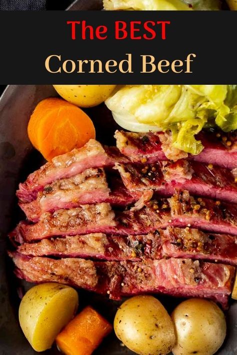 Braised Corned Beef, Cooking Brisket, Instant Pot Corned Beef, Corned Beef Recipe, How To Cook Brisket, Cooking Corned Beef, Brisket Recipe, Braised Cabbage, Corned Beef And Cabbage