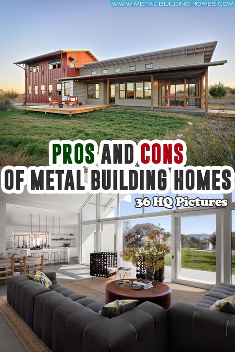 Steel Houses, Morton Building Homes, Metal House Plans, Metal Building Designs, Steel Building Homes, Morton Building, Metal Building Home, Steel Frame House, Pole Barn House Plans